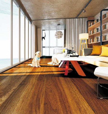 强化复合木地板与实木复合地板的对比